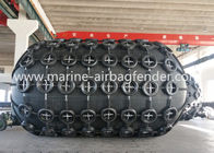 4.8m * 8m 50kPa Port Pneuamtic ยางกันกระแทกประสิทธิภาพสูงพร้อม Chain Tire