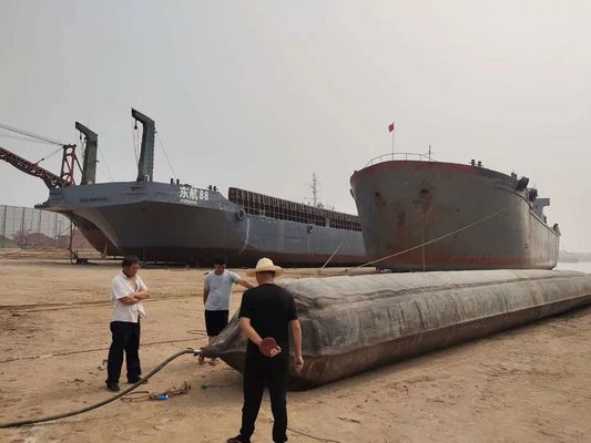 เรือกู้เรือ CCS เปิดตัวถุงลมนิรภัยยางทางทะเล